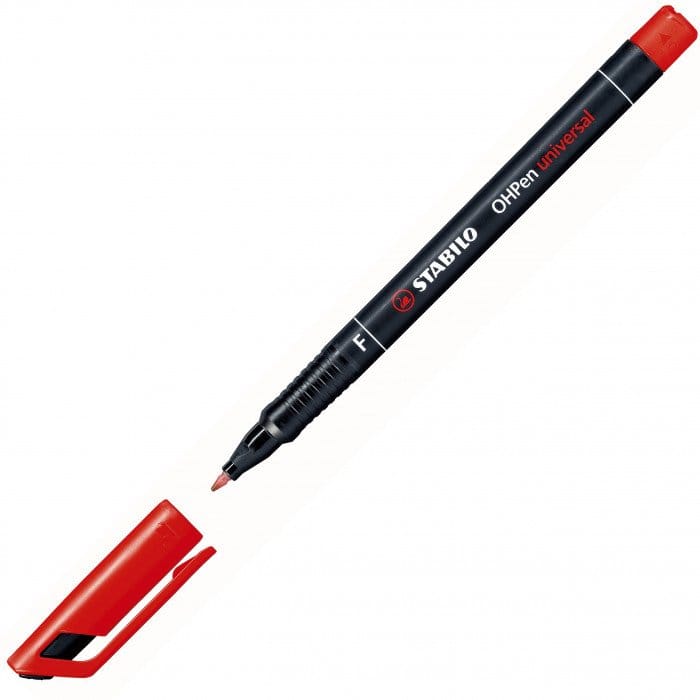 Pennarello OHPen universal permanent F 842 Rosso