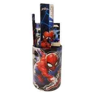 Set portapenne con accessori Spiderman