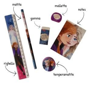 Set portapenne con accessori Frozen