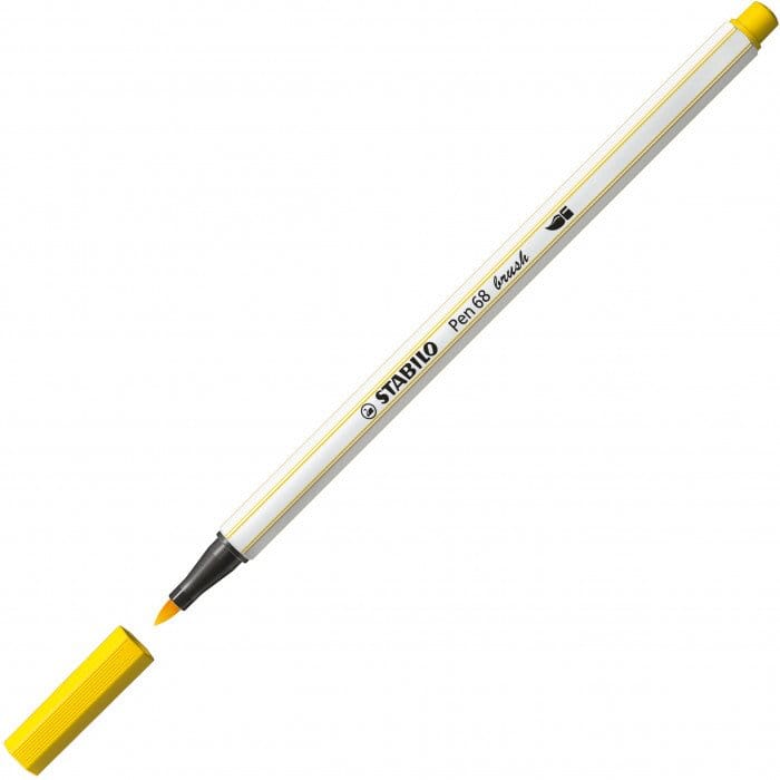 Pennarello Pen68 brush - 44 giallo
