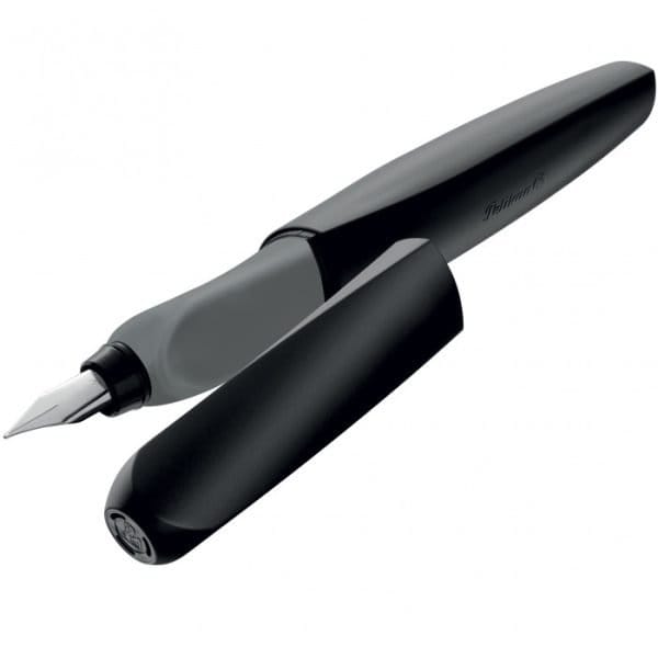Penna Stilografica Twist Nero/Grigio