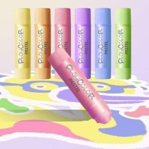 Tempera solida PLAYCOLOR One PASTEL conf.6 colori