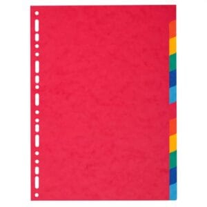 Separatori in cartoncino eco 12 tasti