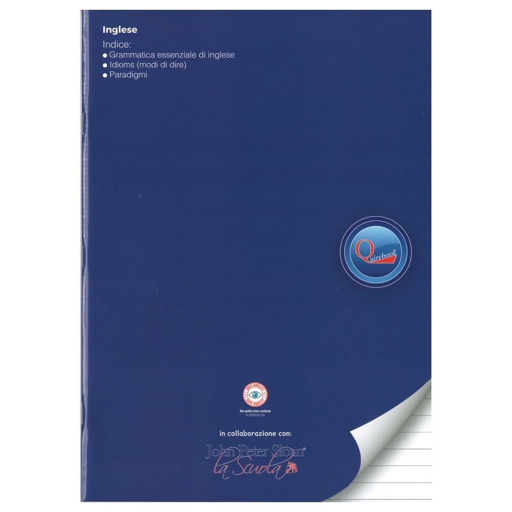 Maxi quaderno didattico QUIREBOOK Inglese secondaria
