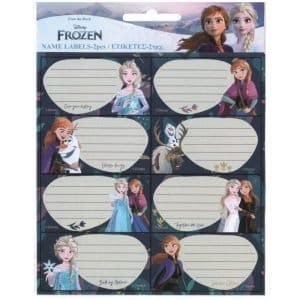 Etichette per quaderno Frozen