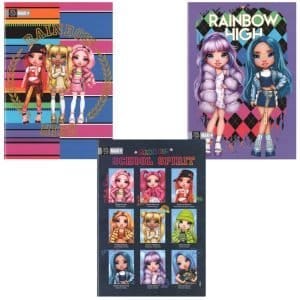 Quaderno scuola A4 100gr RAINBOW HIGH