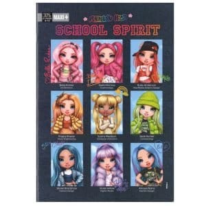 Quaderno scuola A4 100gr RAINBOW HIGH