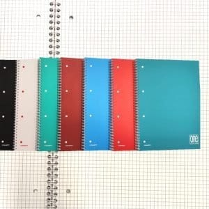 Quaderno spiralato A4 con fori 5M Onecolor