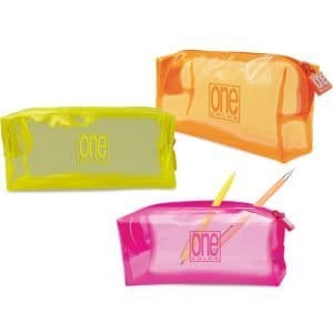 Astuccio bustina neon trasparente