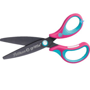 Forbici Griffix ergonomiche destrorsi rosa