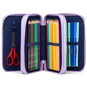 Astuccio 3 zip completo Ergobag Flower PowBear