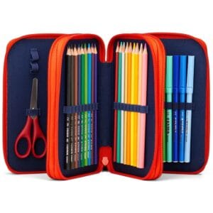 Astuccio 3 zip completo Ergobag Fire DragonBear