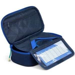 Astuccio Satch Crossed Blue