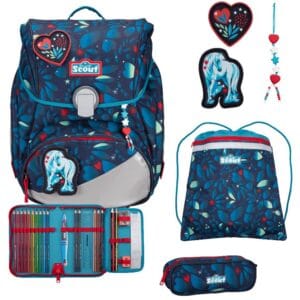 Zaino ergonomico SCOUT Alpha set led White Unicorn