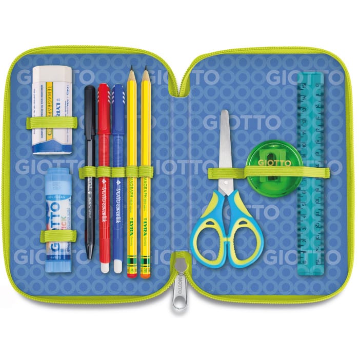 Astuccio 3 zip completo Giotto Gatto