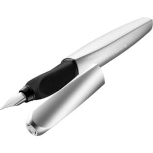 Penna Stilografica Twist Argento/Nero